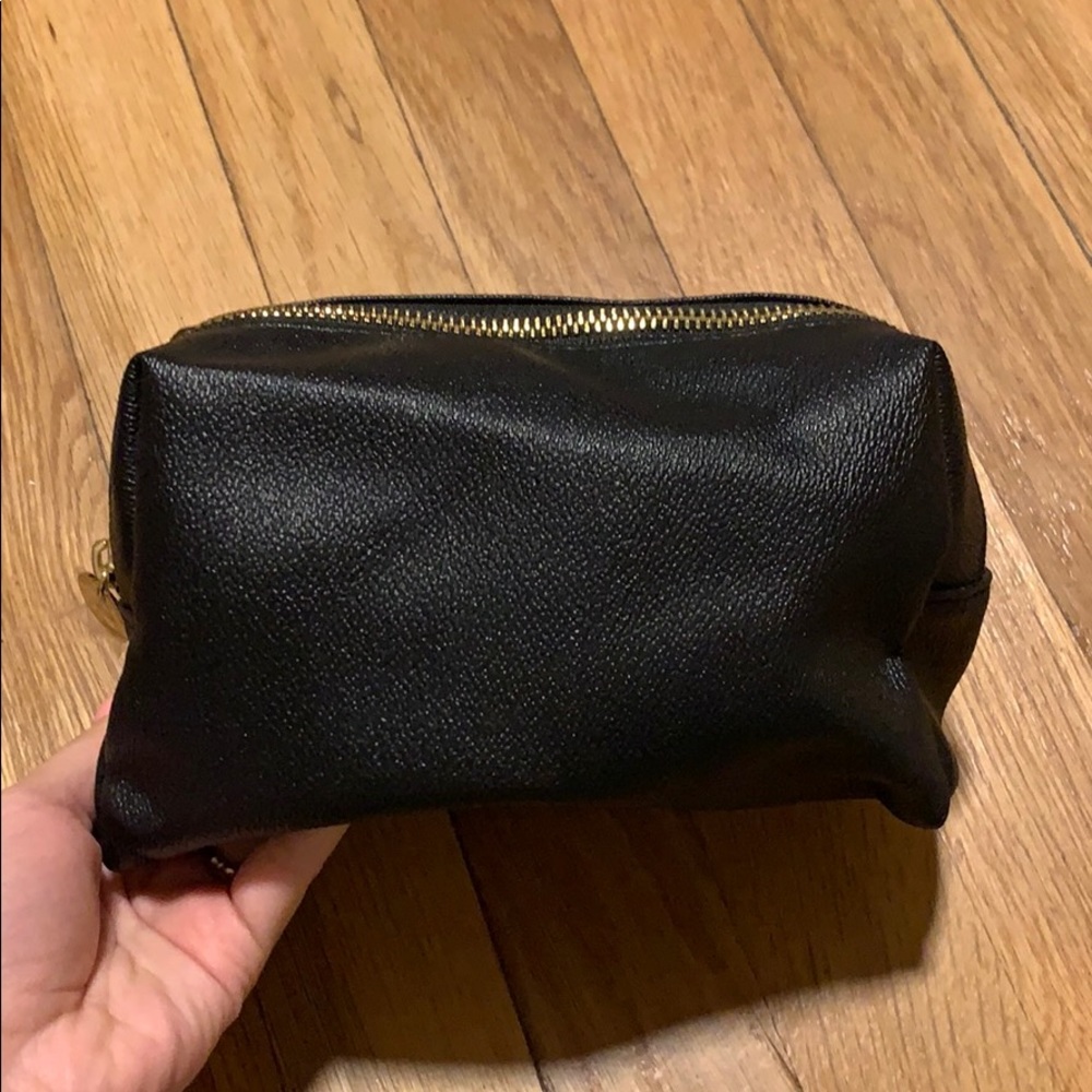 Black makeup bag